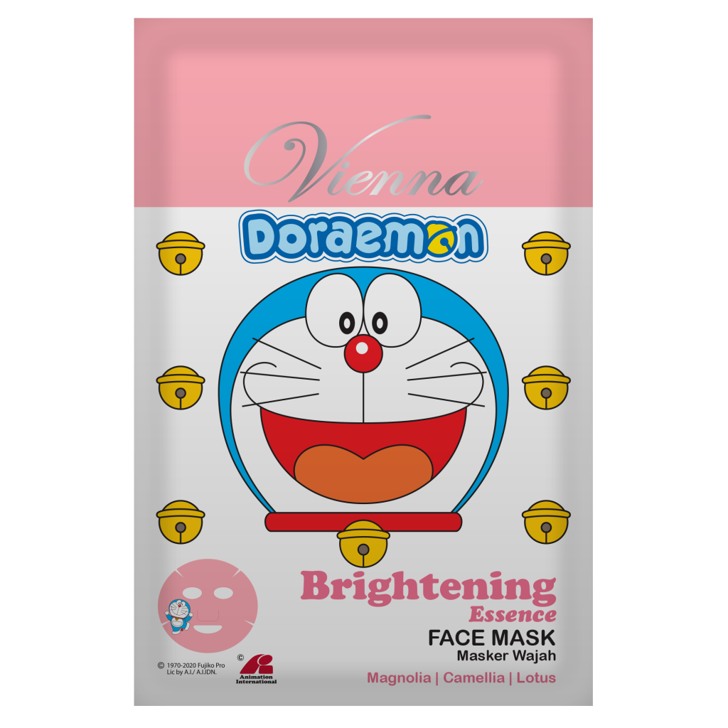 Vienna Doraemon Face Mask Brightening Essence